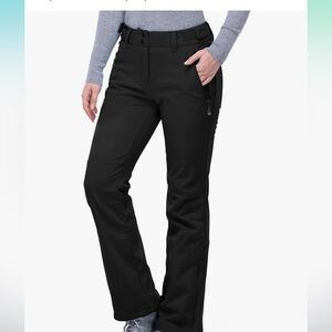 Black ski pants